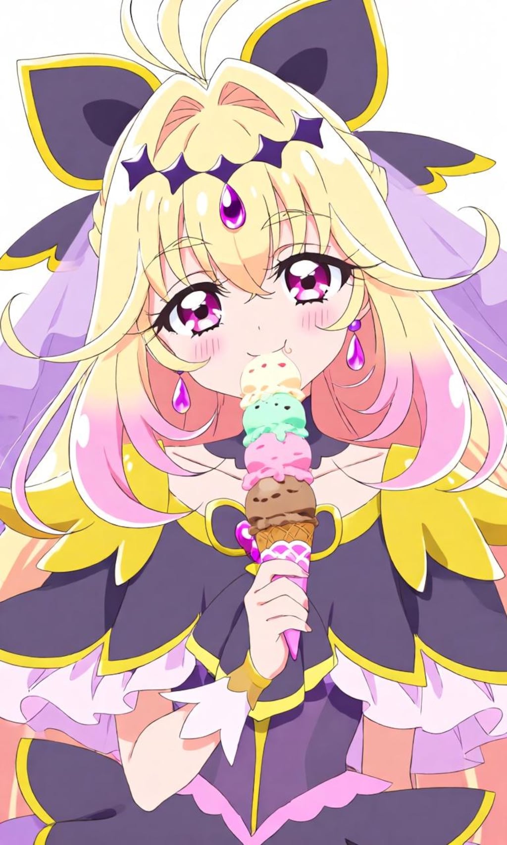 アイス食べるキュアアルカナシャドウ