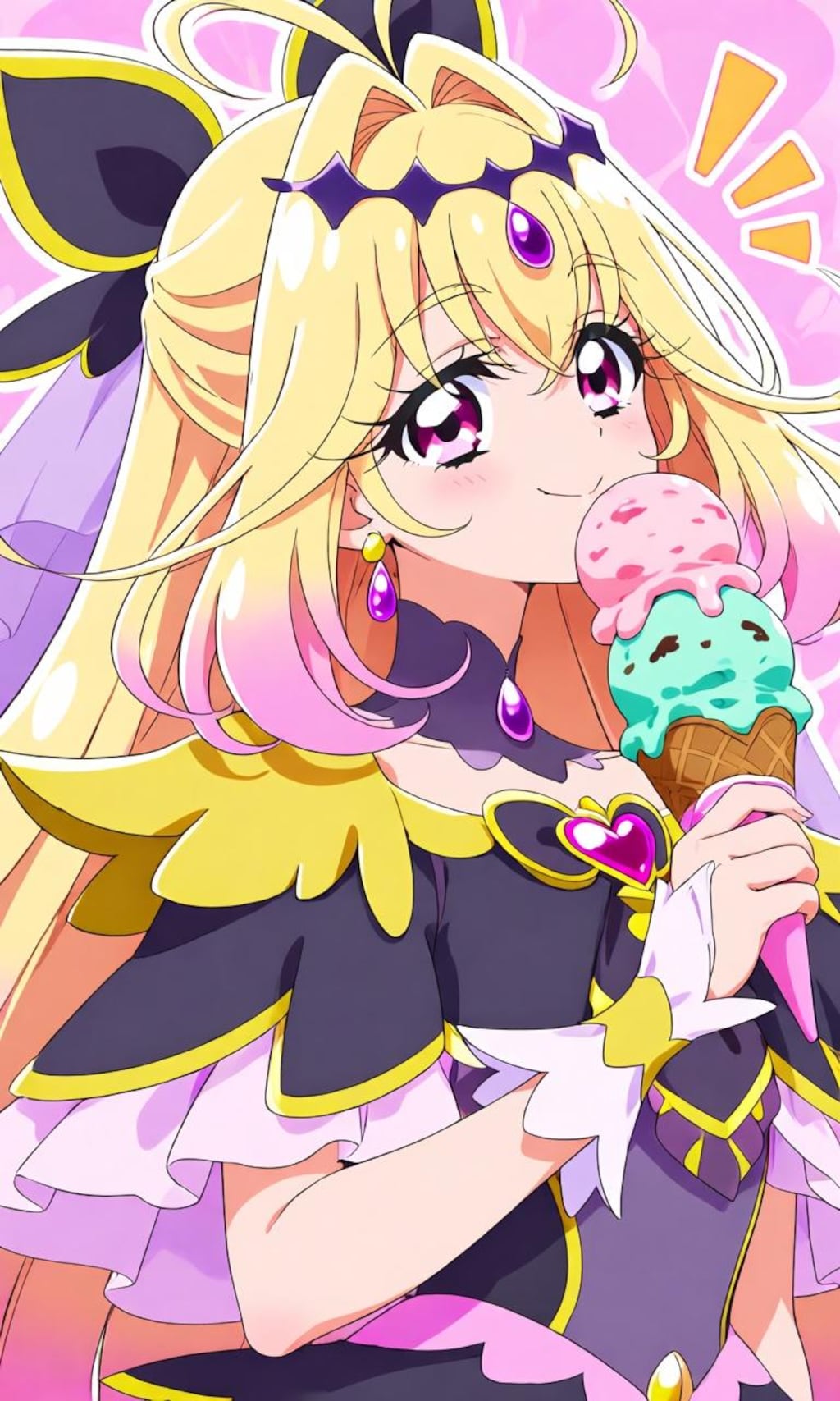 アイス食べるキュアアルカナシャドウ