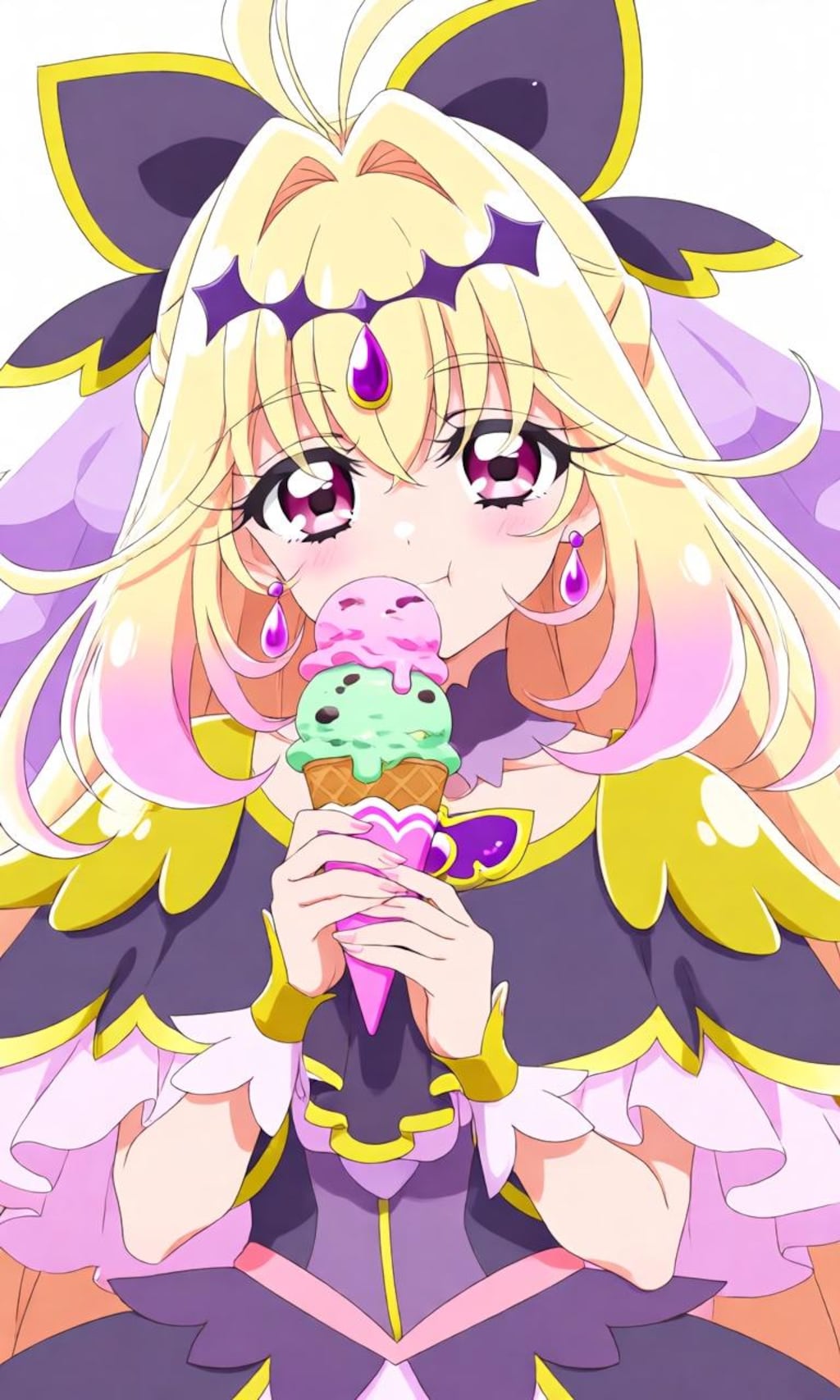アイス食べるキュアアルカナシャドウ