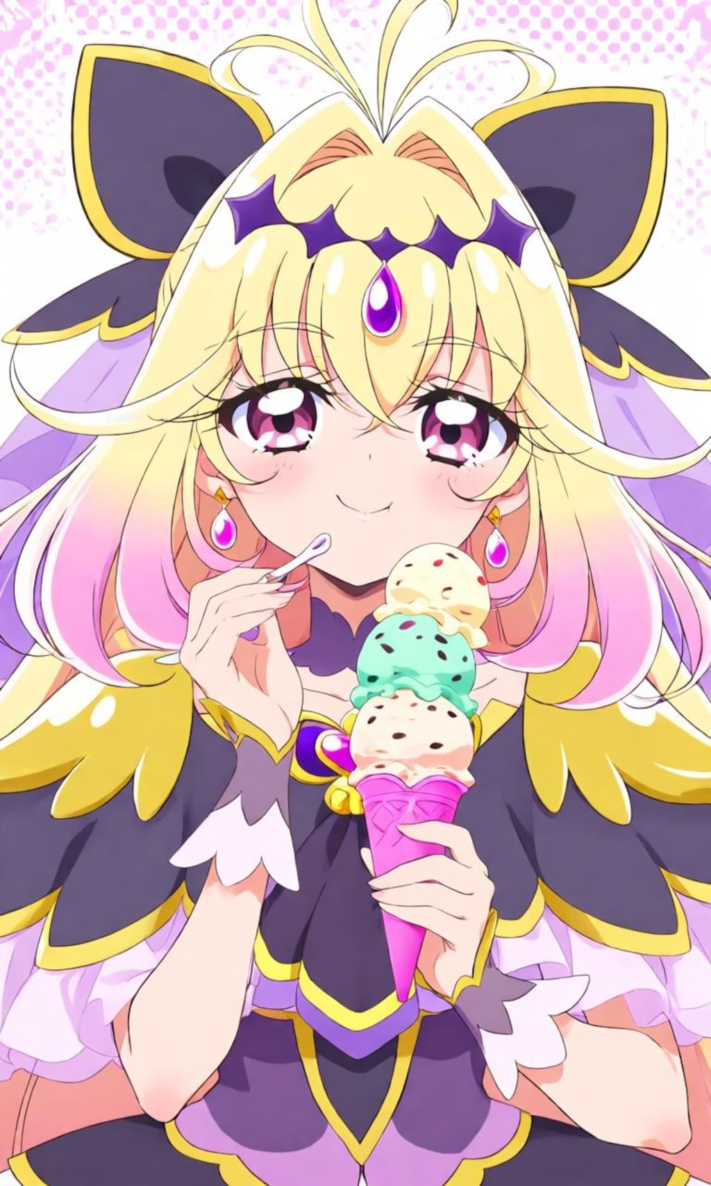 アイス食べるキュアアルカナシャドウ