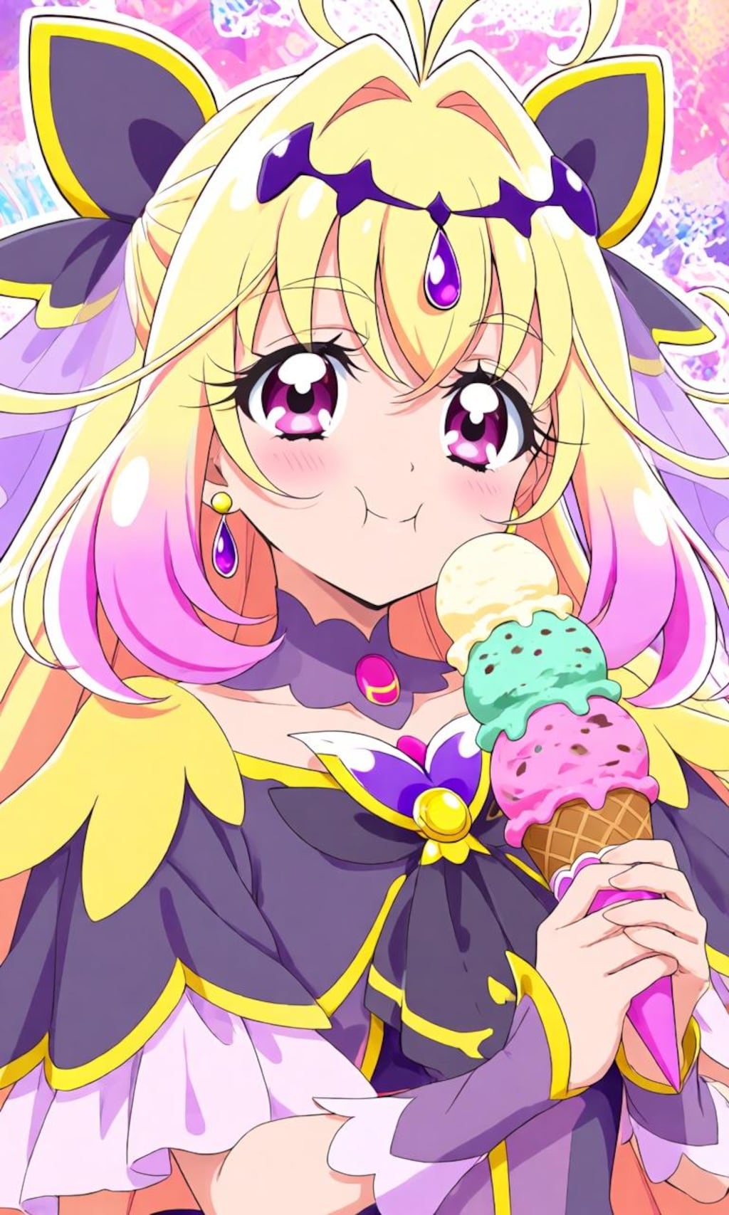 アイス食べるキュアアルカナシャドウ