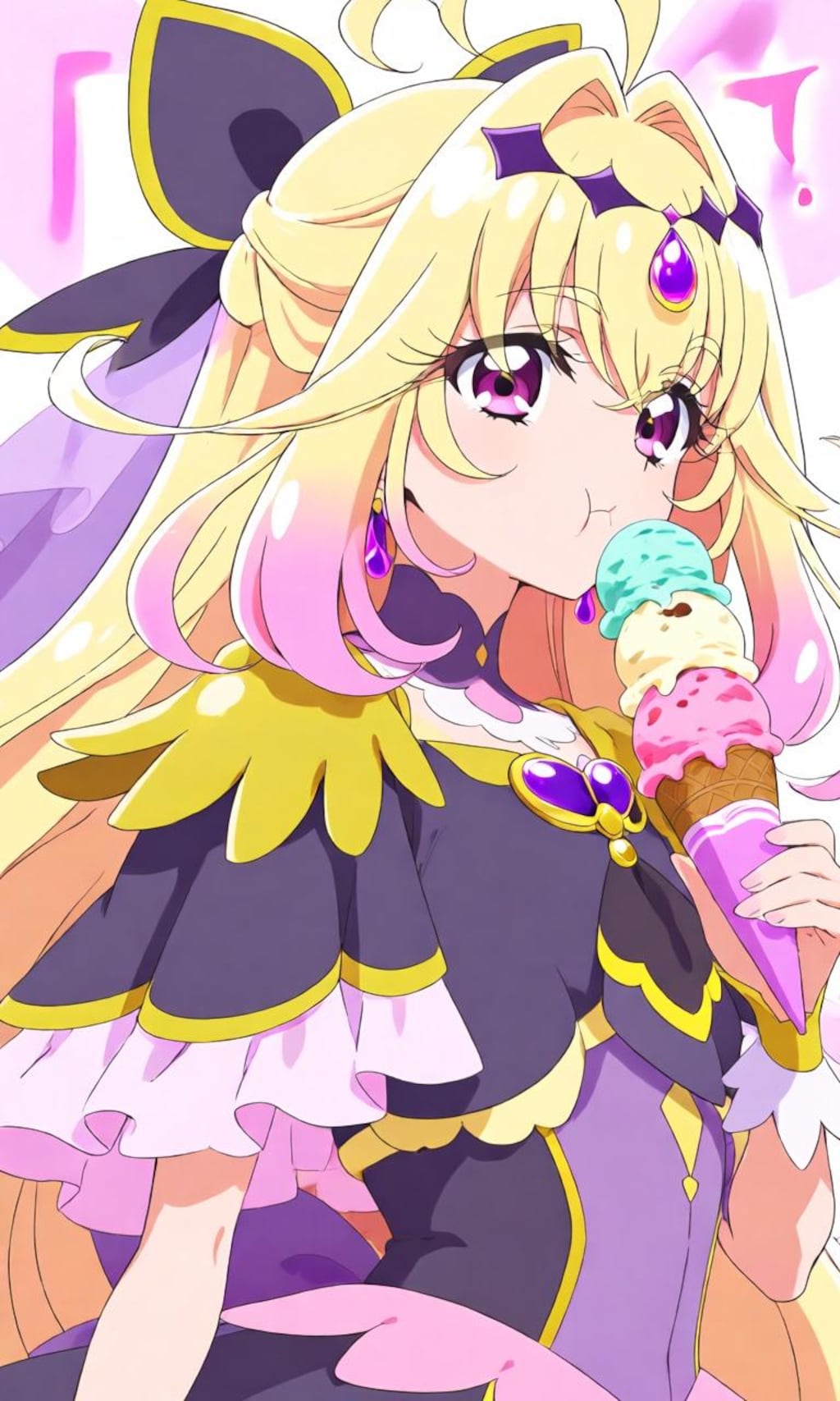 アイス食べるキュアアルカナシャドウ