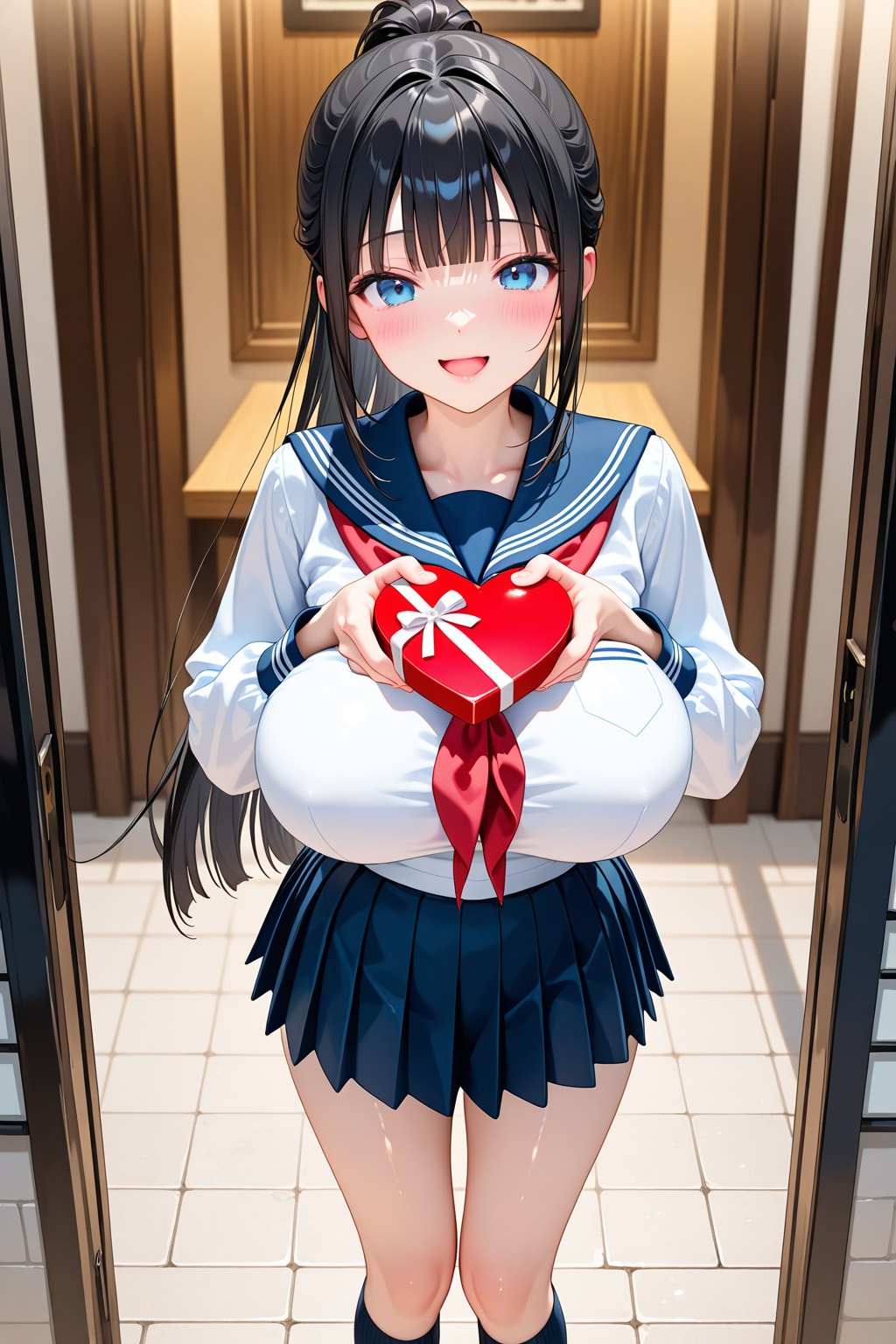 明るく渡してくる