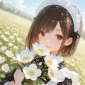 メイドさんと純白の花 3枚目