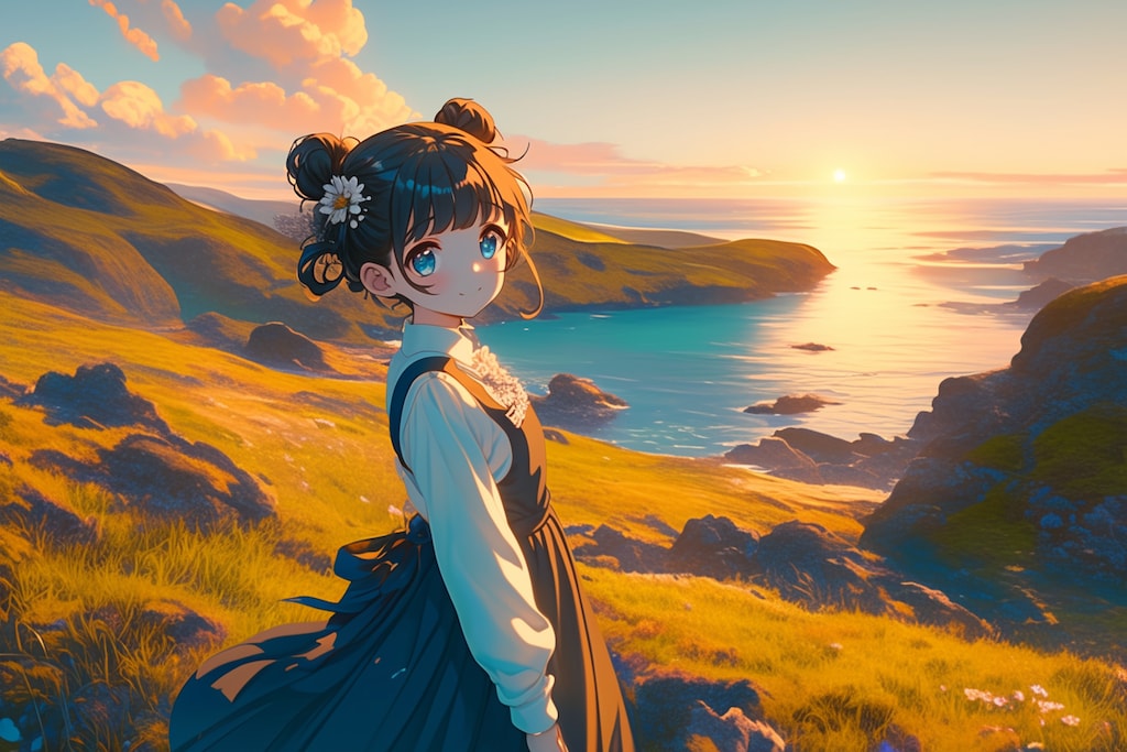 夕暮れのおだんごちゃん🍡✨104