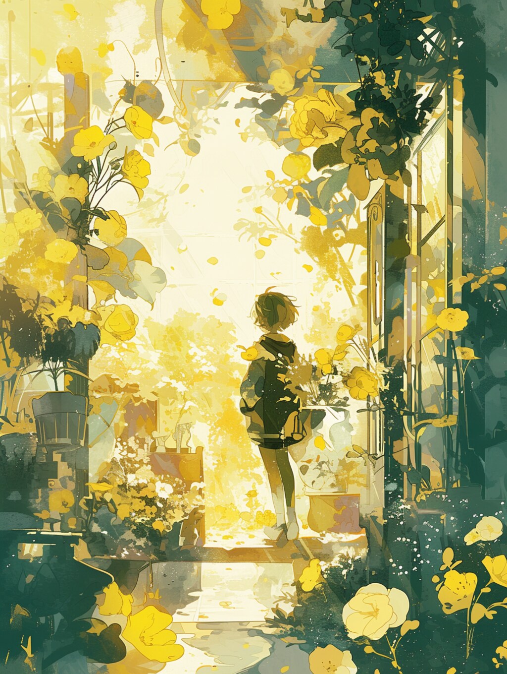 花舞う世界