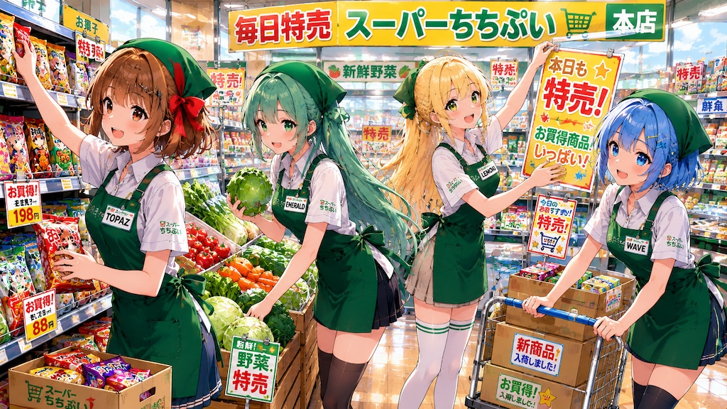 明日からの[ＯＰタイトルＥＤ]のボツ画像ー