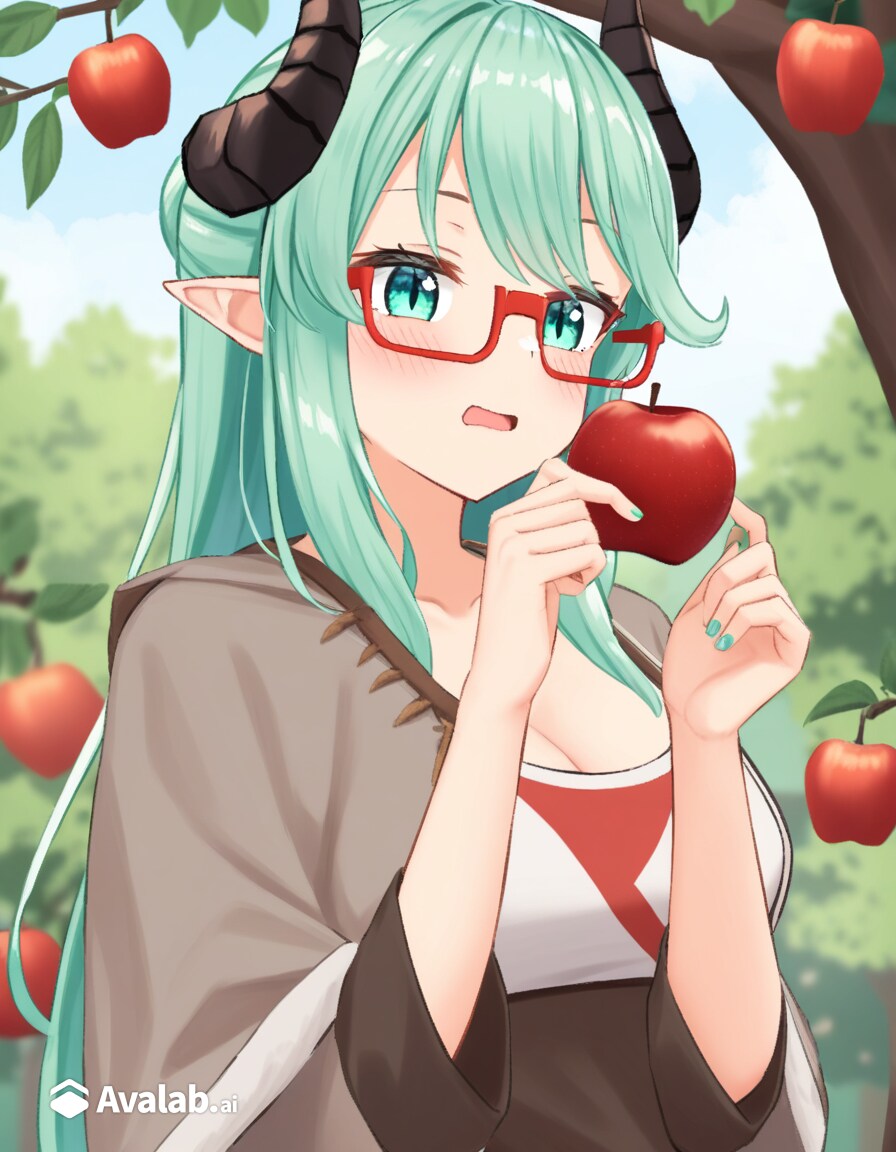 りんご園のシルヴィアちゃん（ドラゴン娘） | の人気AIイラスト・グラビア