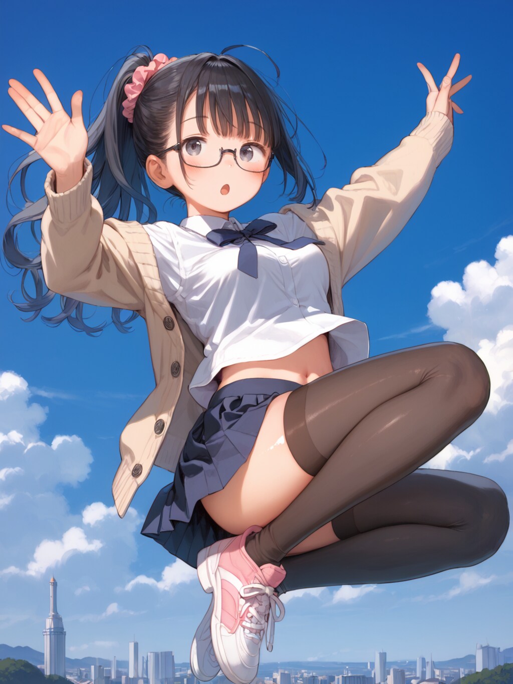 ぴょんっ