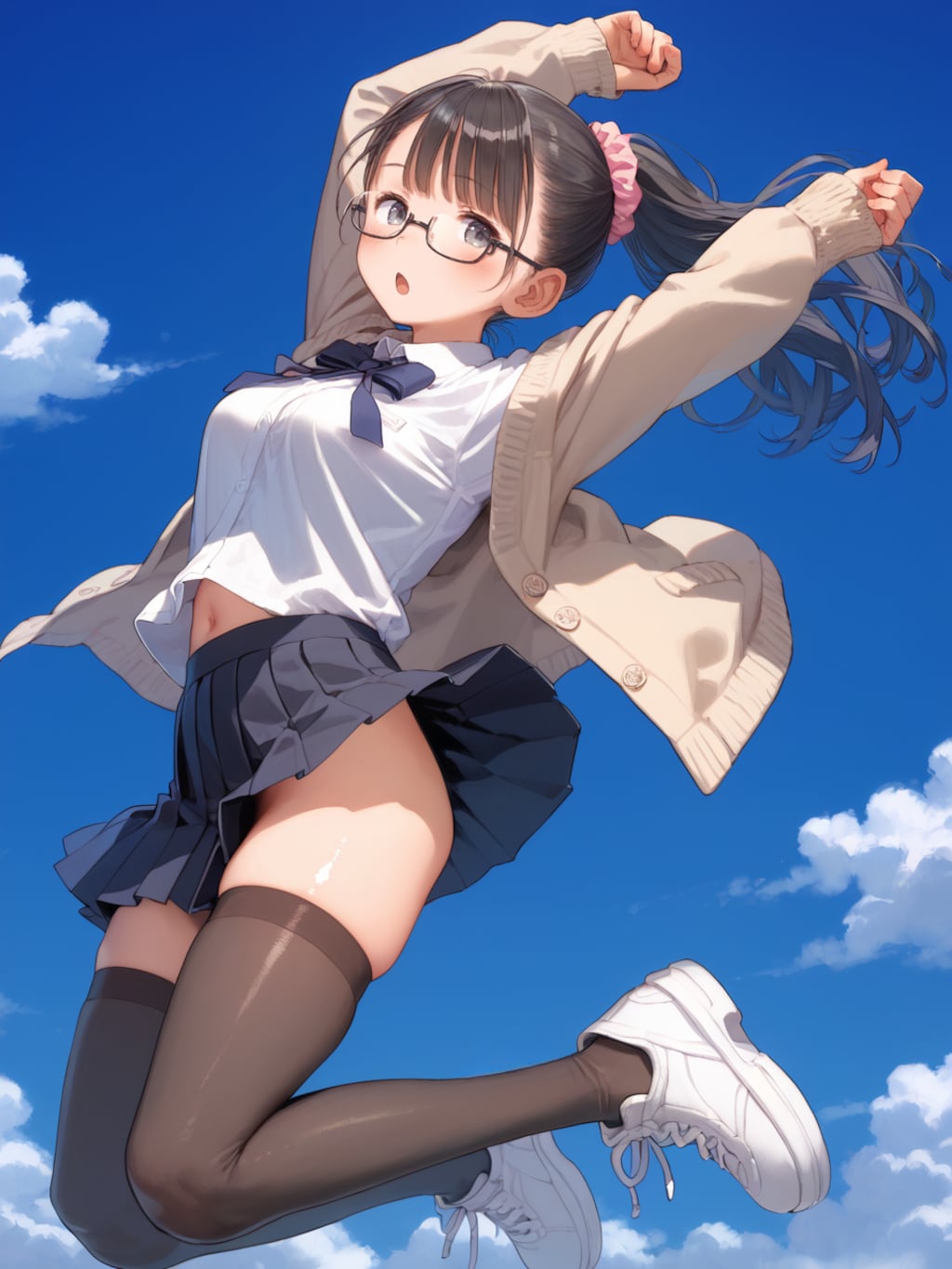 ぴょんっ