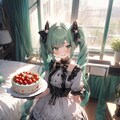 私達が本日のお誕生日にご用意いたしましたケーキです❤️美味しく召し上がって下さいね❤️ 3枚目