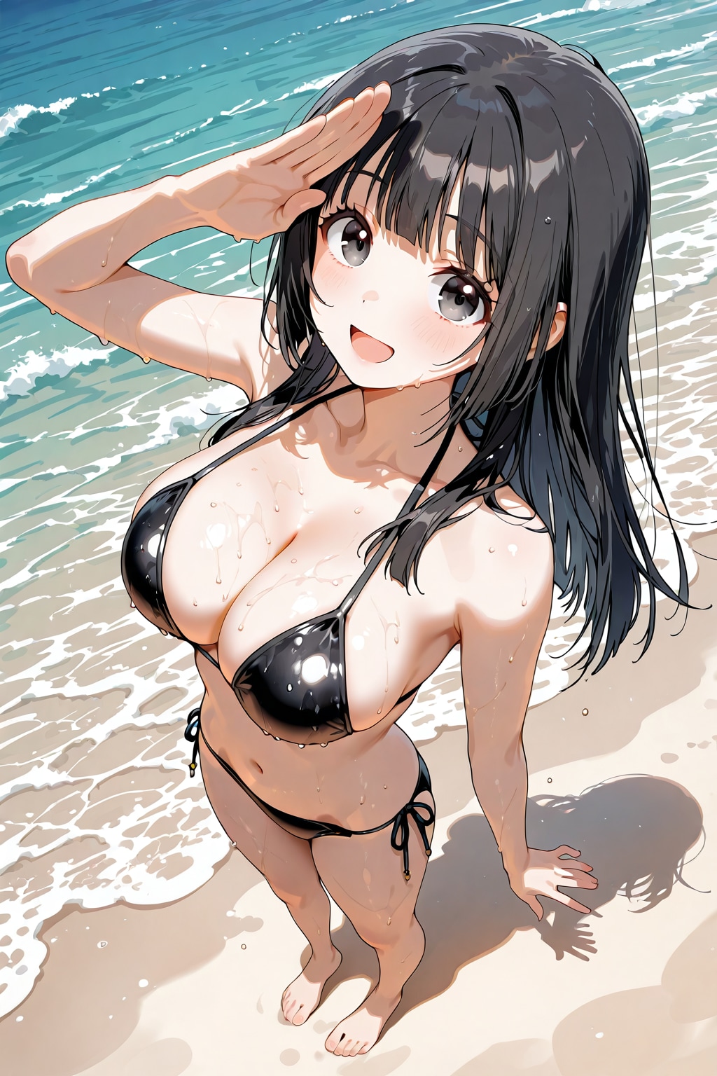 水着の彼女