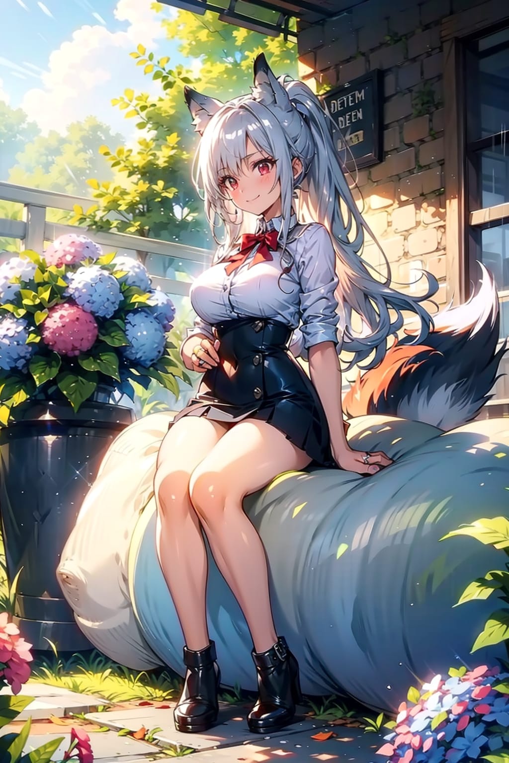 雨上がりの紫陽花