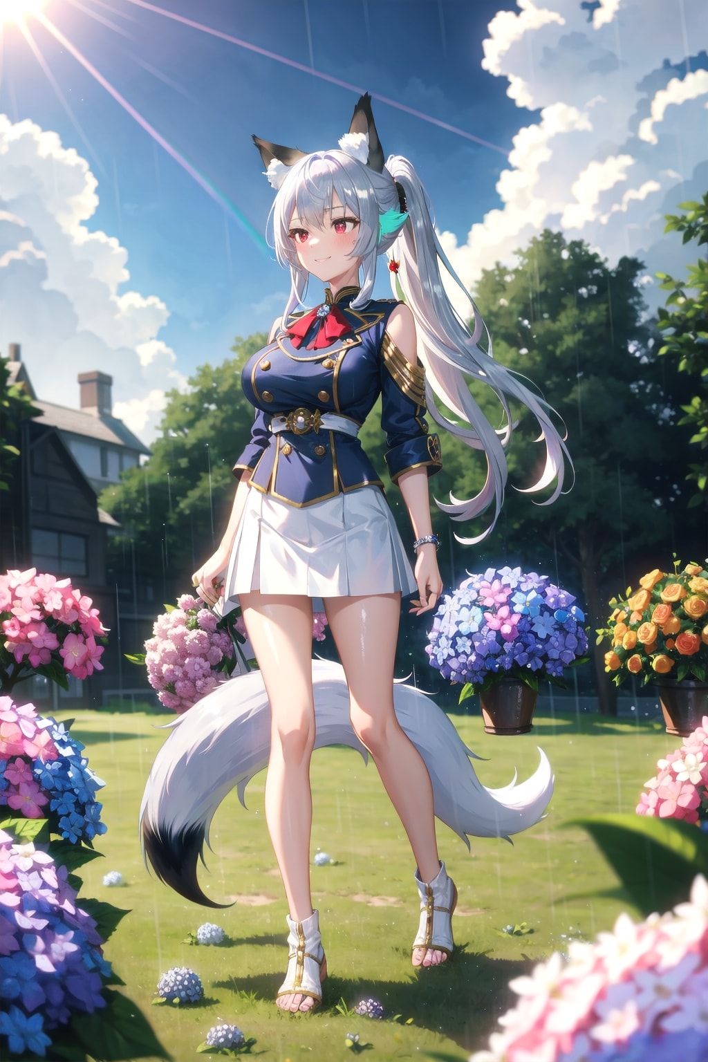 雨上がりの紫陽花