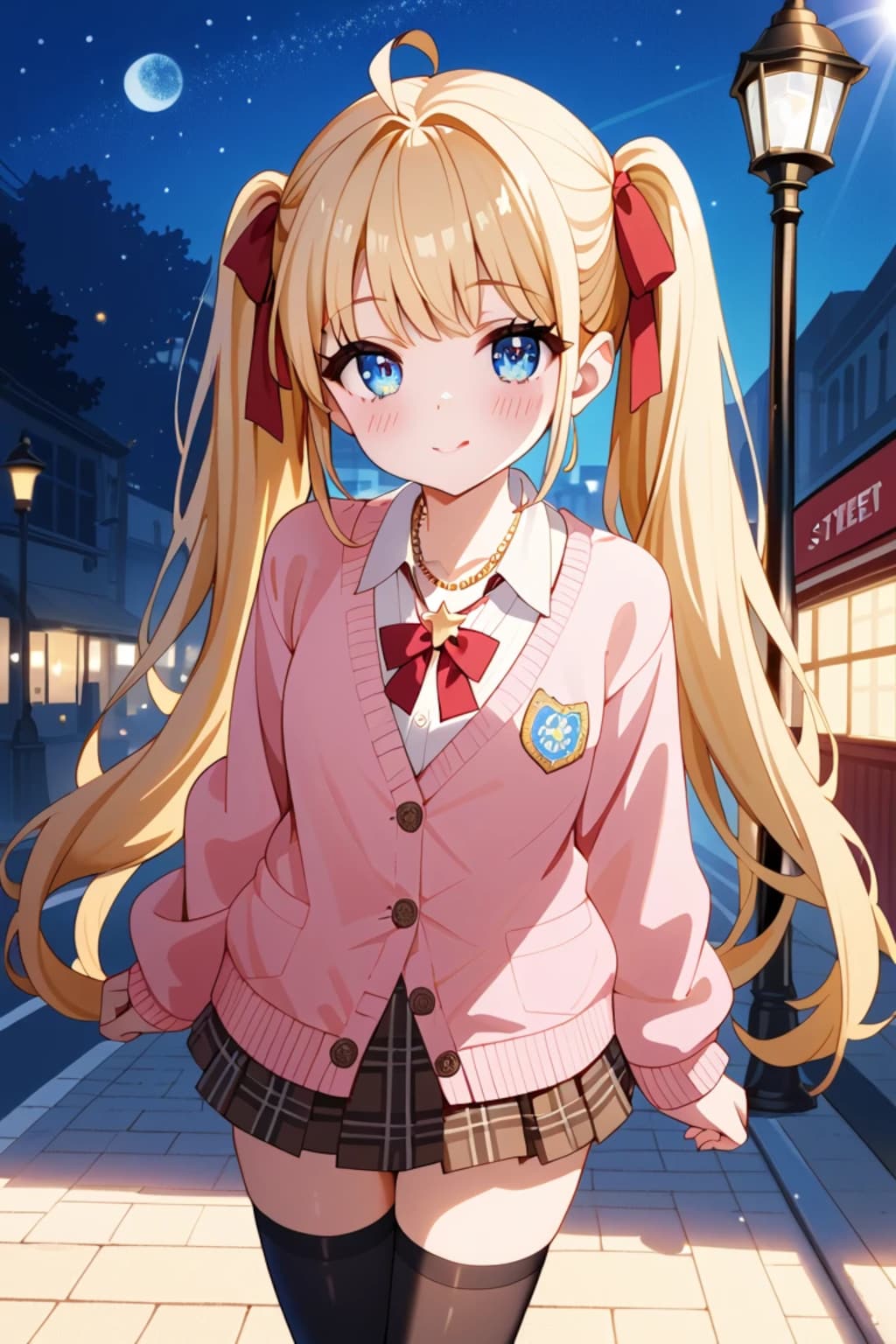 夜の街で莉奈待ってるんだけど……アンタ、遅いわよ？ 早く来なさい♡