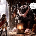 勇者と魔王の決戦 2枚目