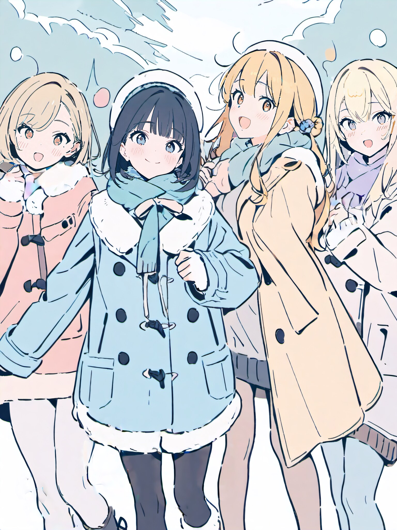 パステルガールズ | の人気AIイラスト・グラビア