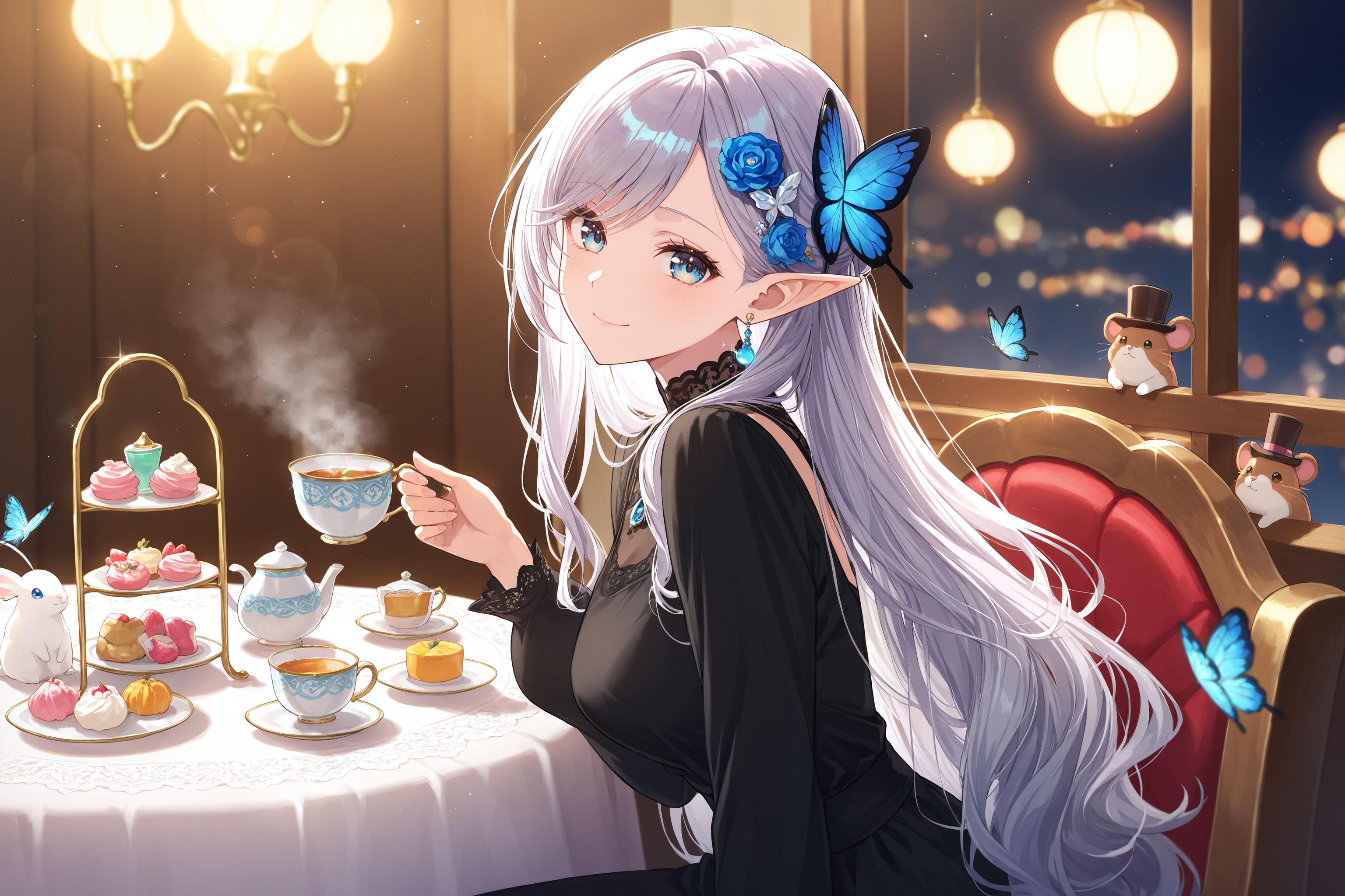 リリスさんのティータイム♪ | の人気AIイラスト・グラビア