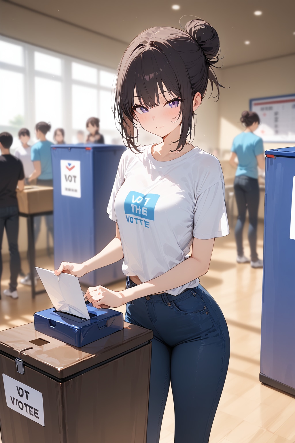 選挙の投票に行きました