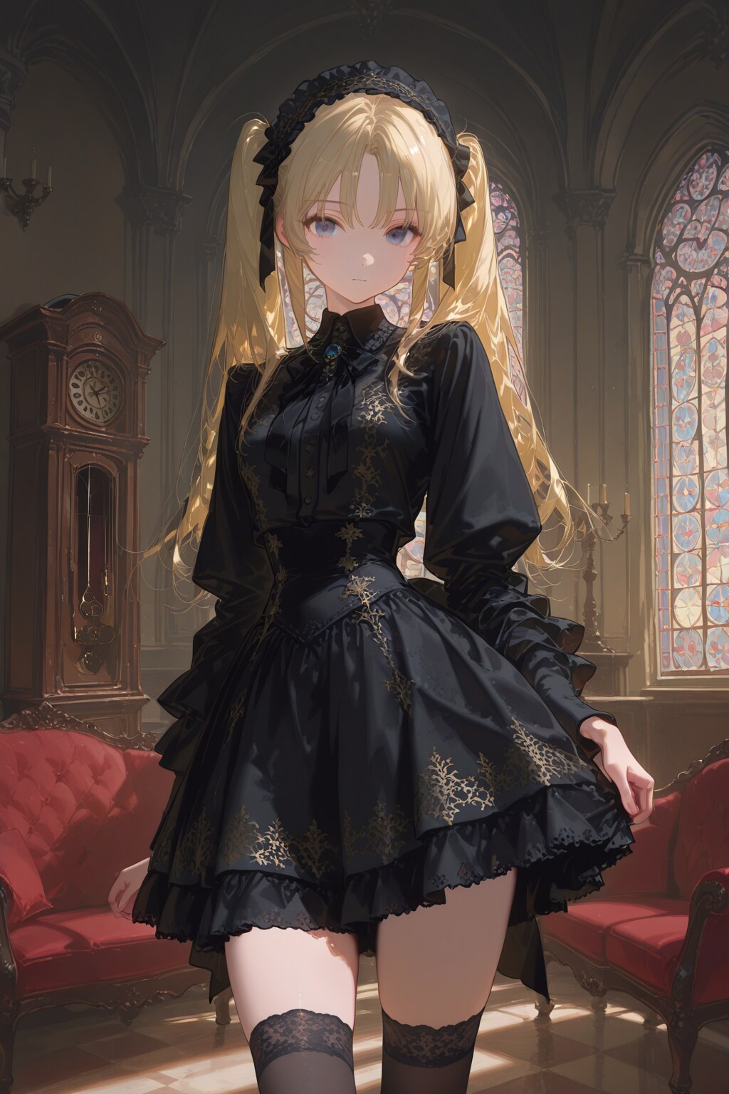 金髪ゴスロリ娘