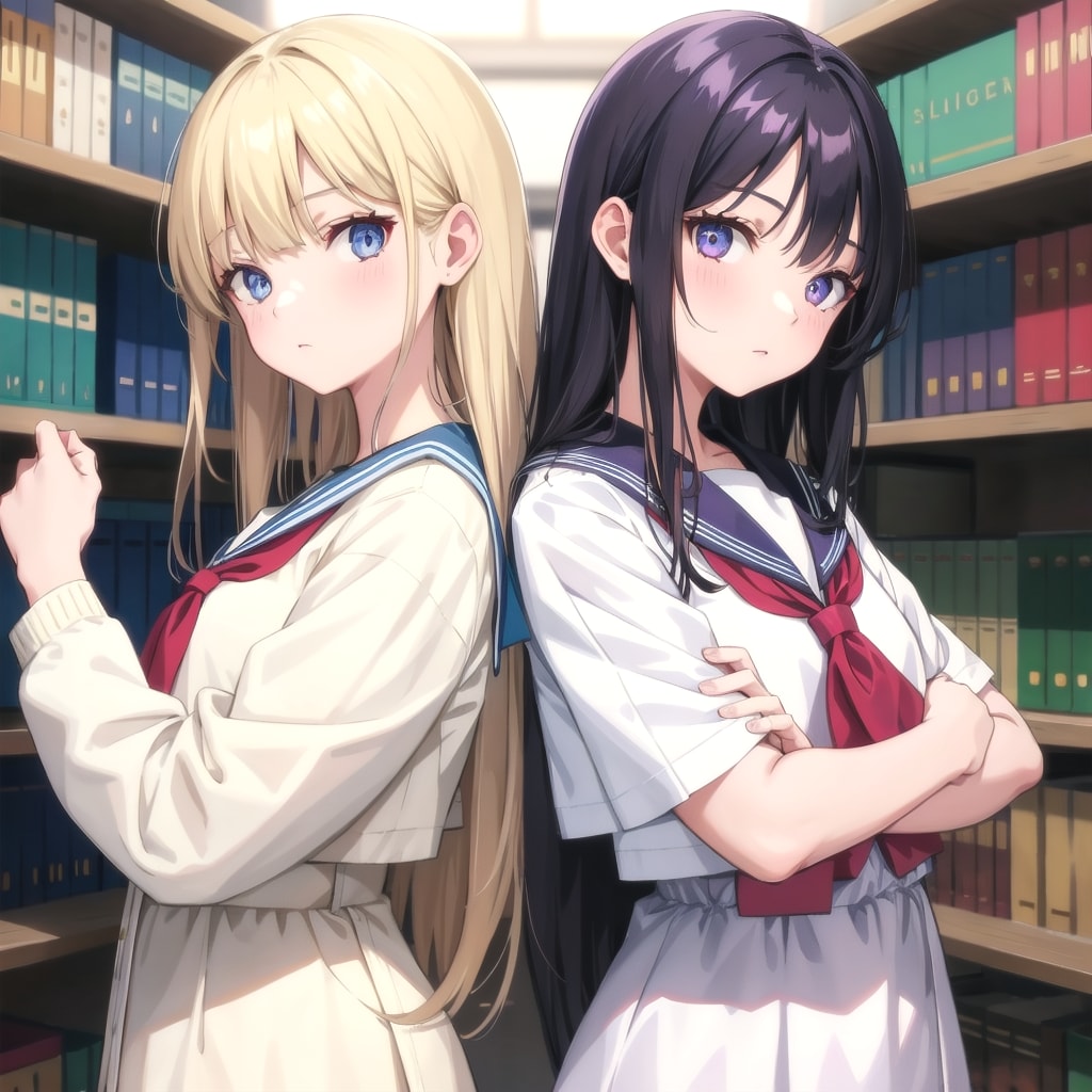 私たちに何か用？ | の人気AIイラスト・グラビア