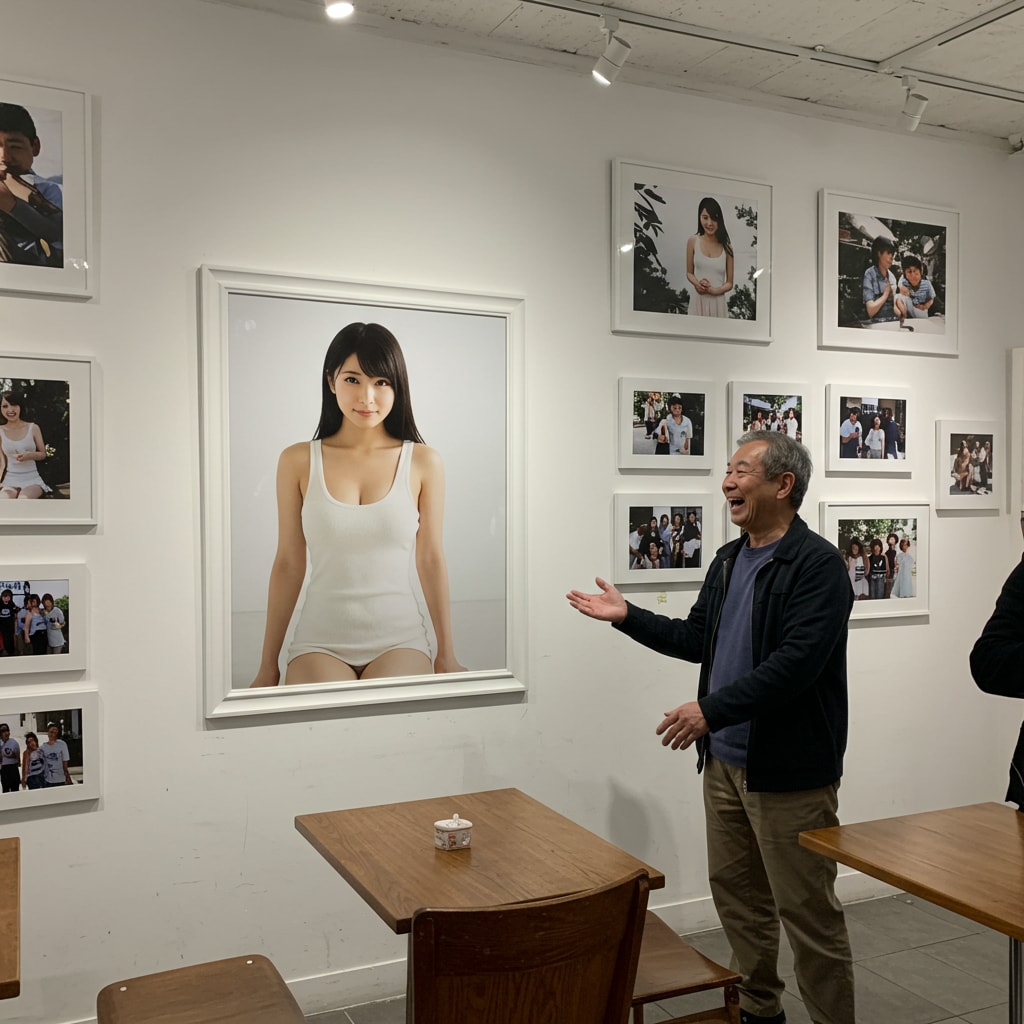 おねえさんばかり撮るアマチュア写真家おじさん個展を開く