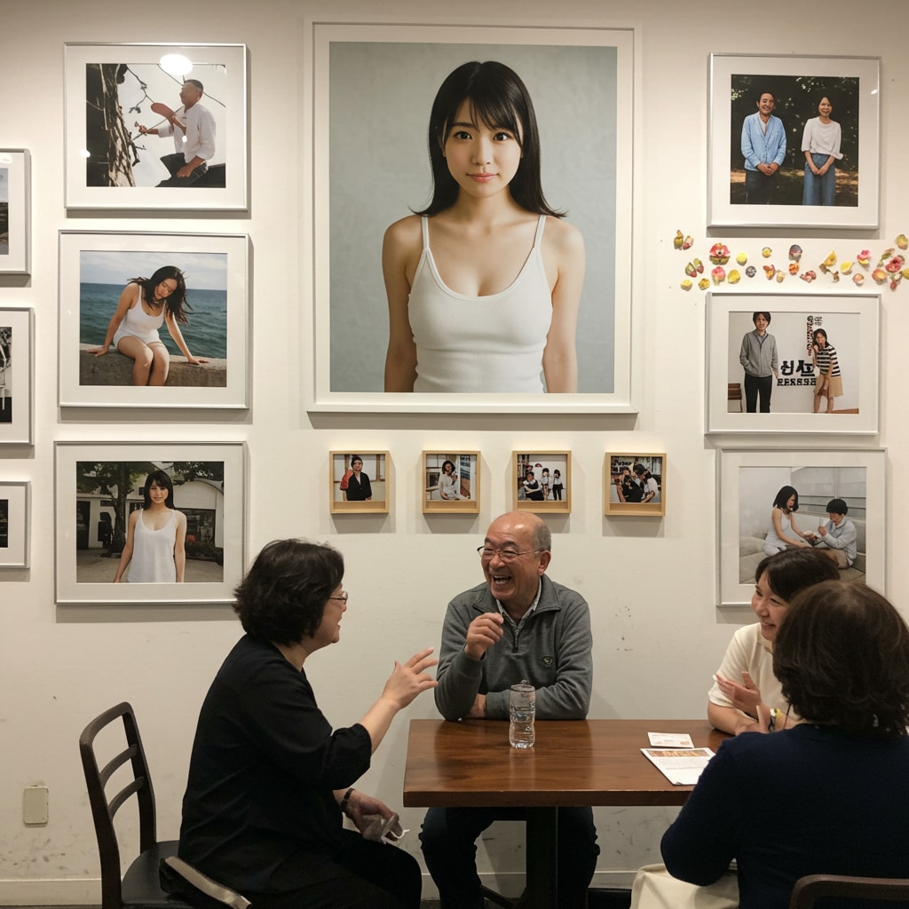 おねえさんばかり撮るアマチュア写真家おじさん個展を開く