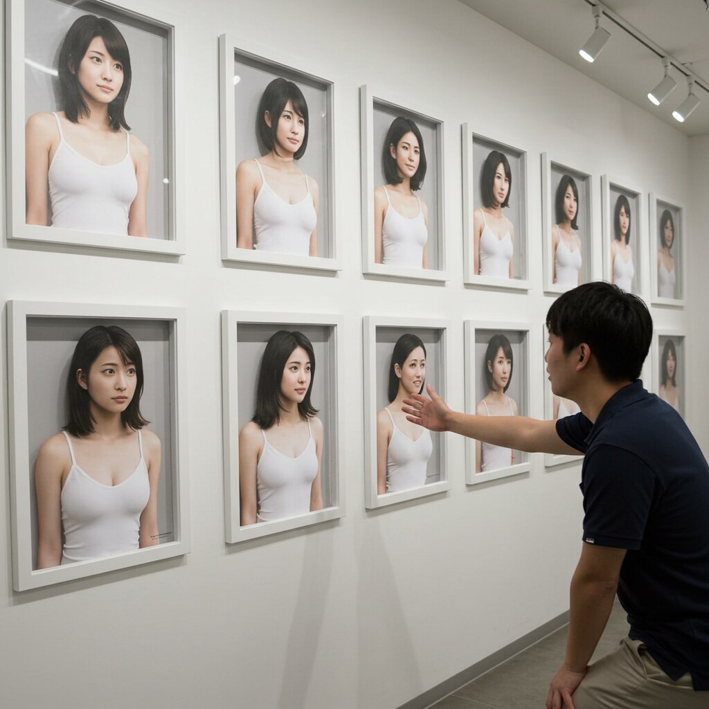 おねえさんばかり撮るアマチュア写真家おじさん個展を開く