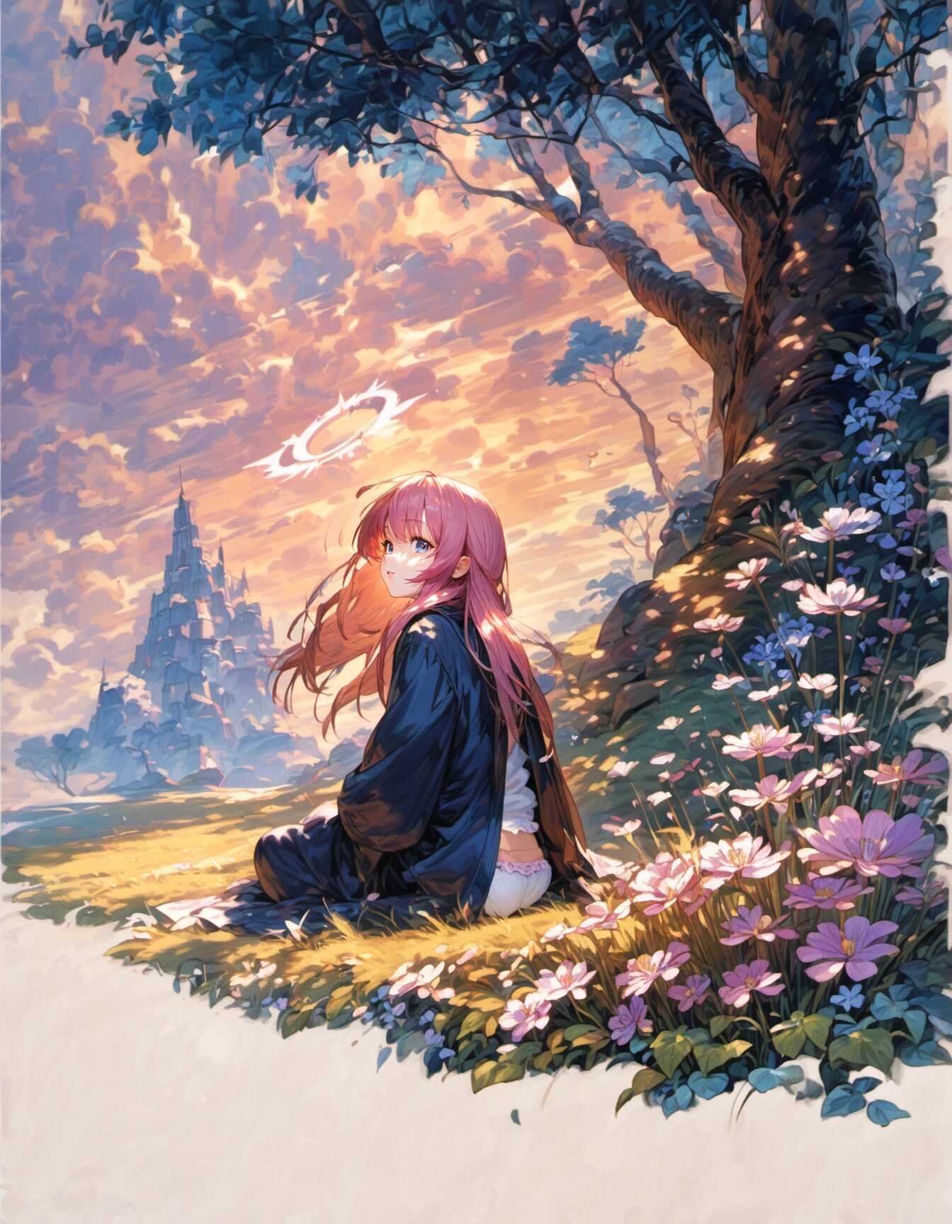 Sunset Halo | の人気AIイラスト・グラビア