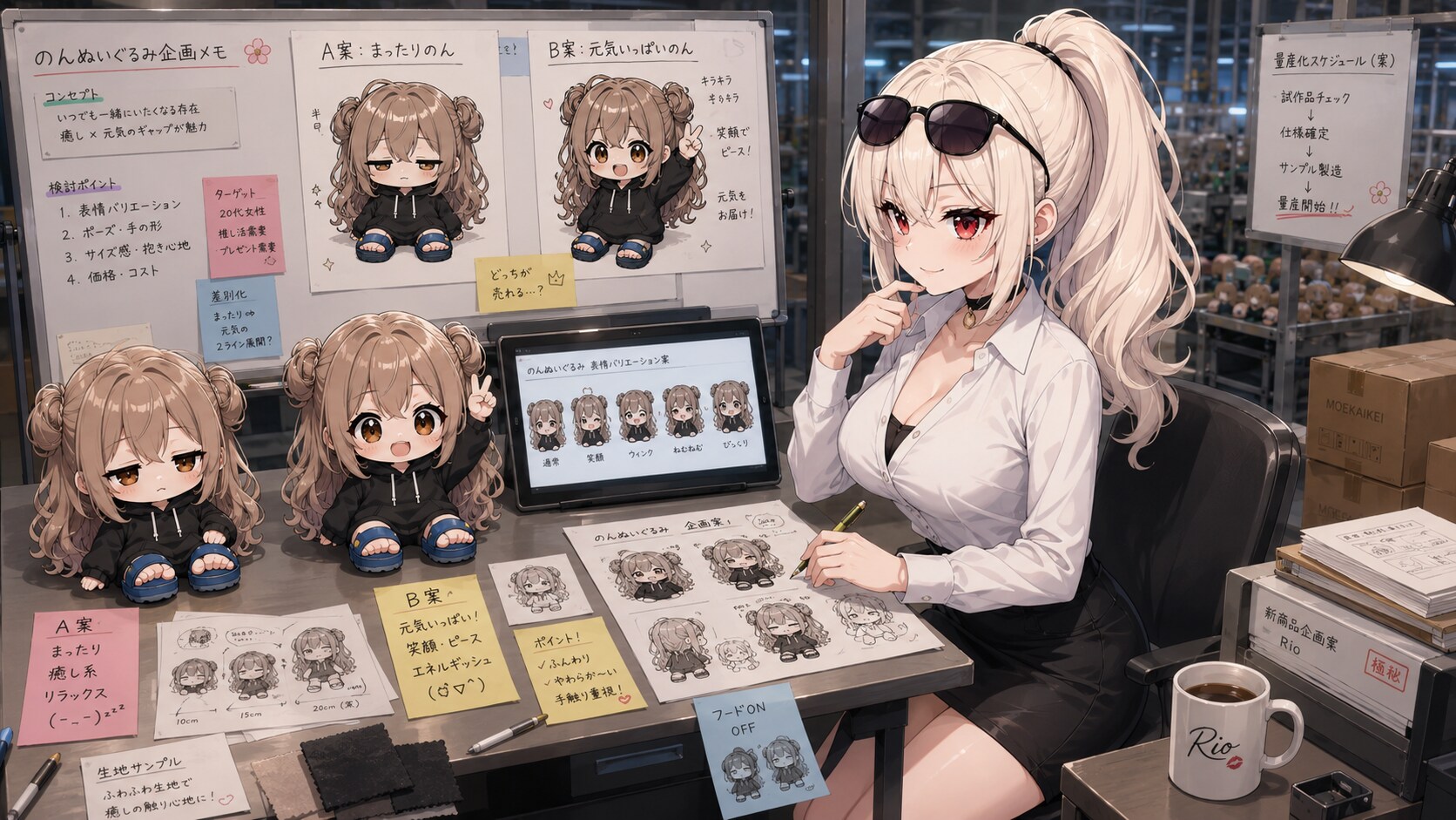 のんぬい、どっちの表情が売れるかな？