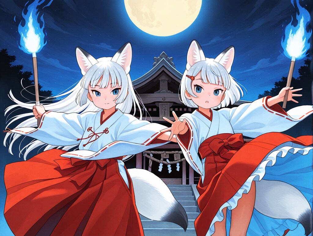 御神火　狐火の舞