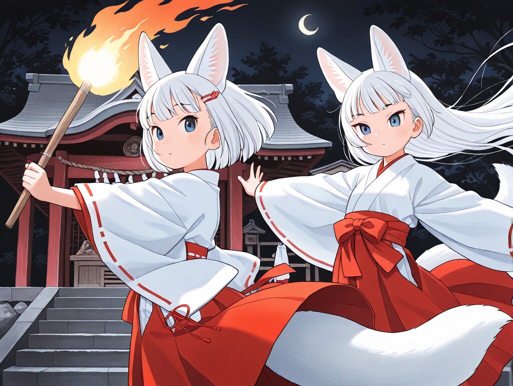 御神火　狐火の舞