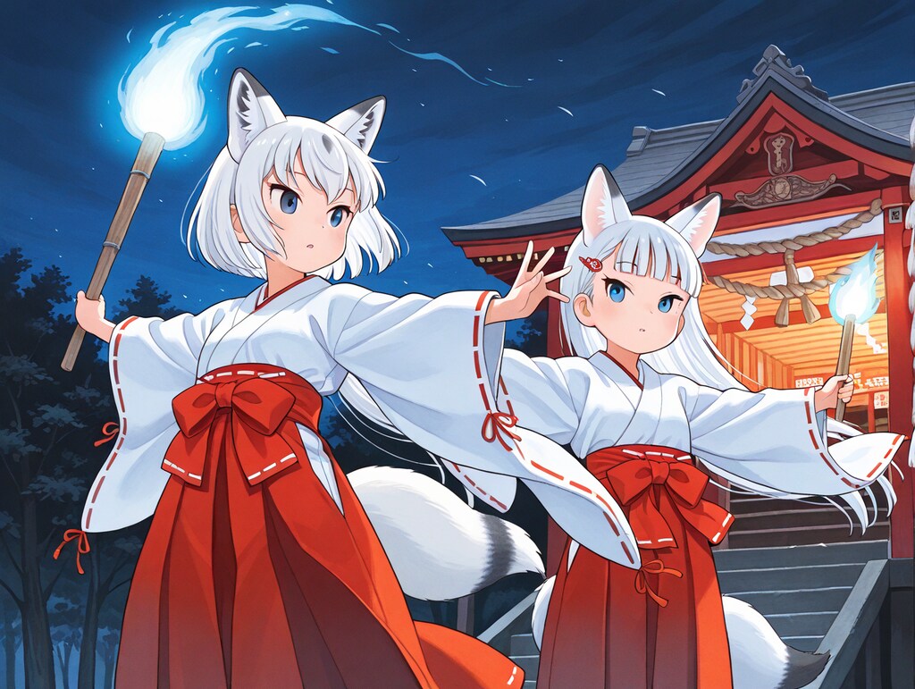 御神火　狐火の舞