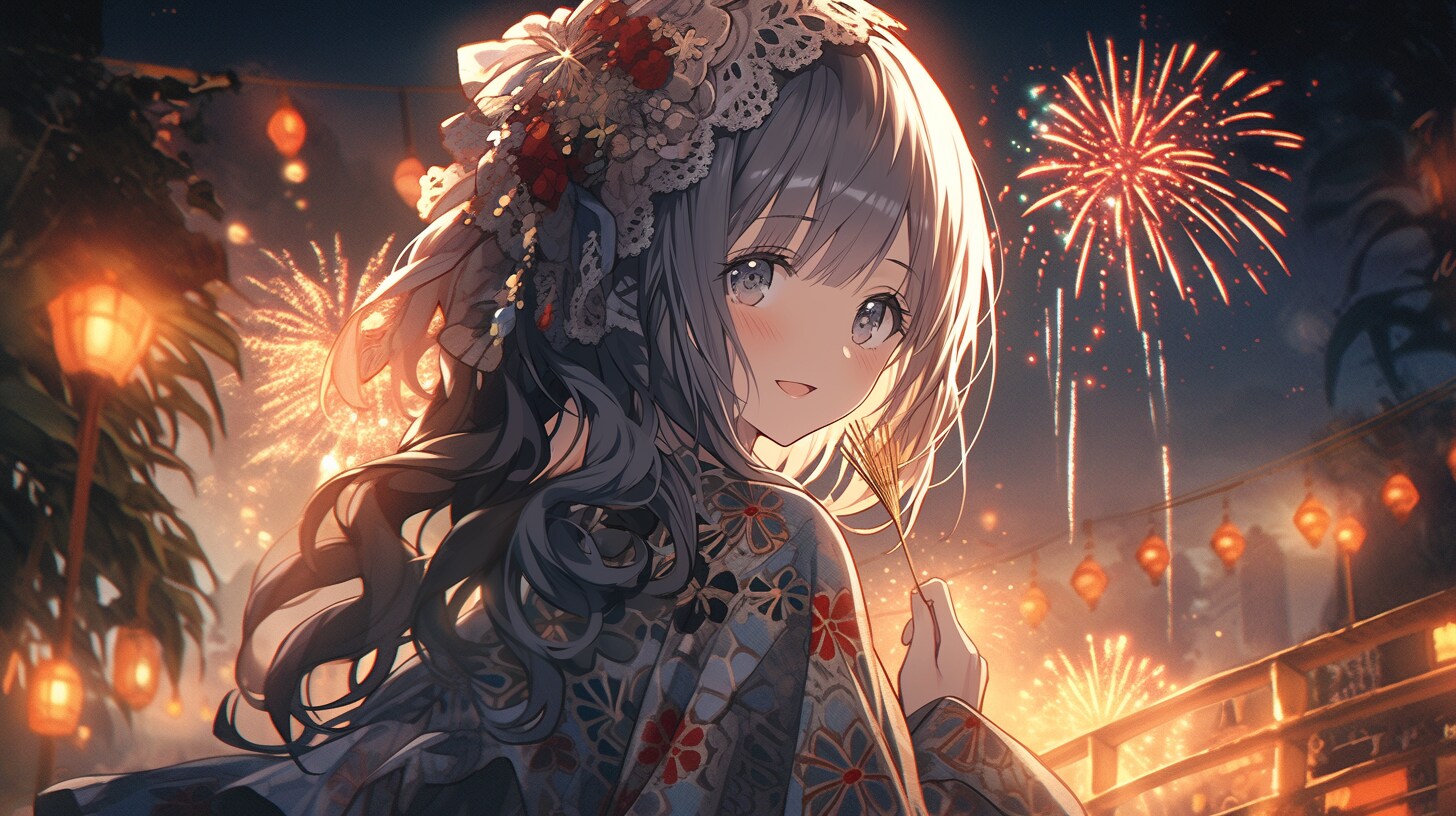 花火が彩る夏の約束 | の人気AIイラスト・グラビア