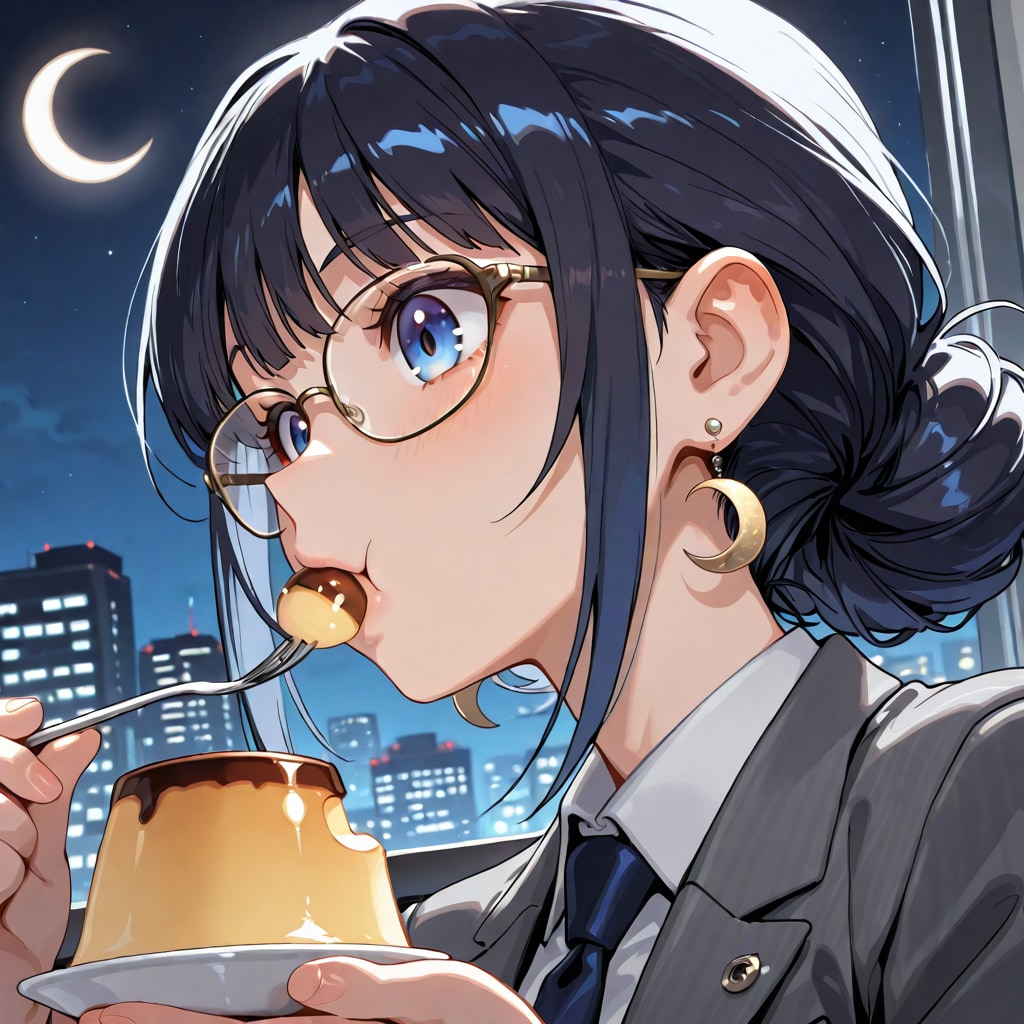 真夜中のプリン