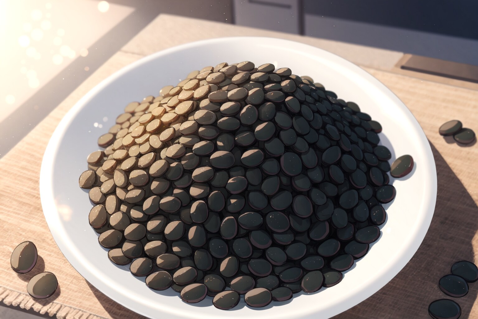 皿いっぱいの何か | の人気AIイラスト・グラビア