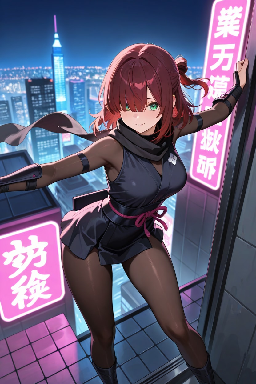 任務達成したメカクレニンジャ