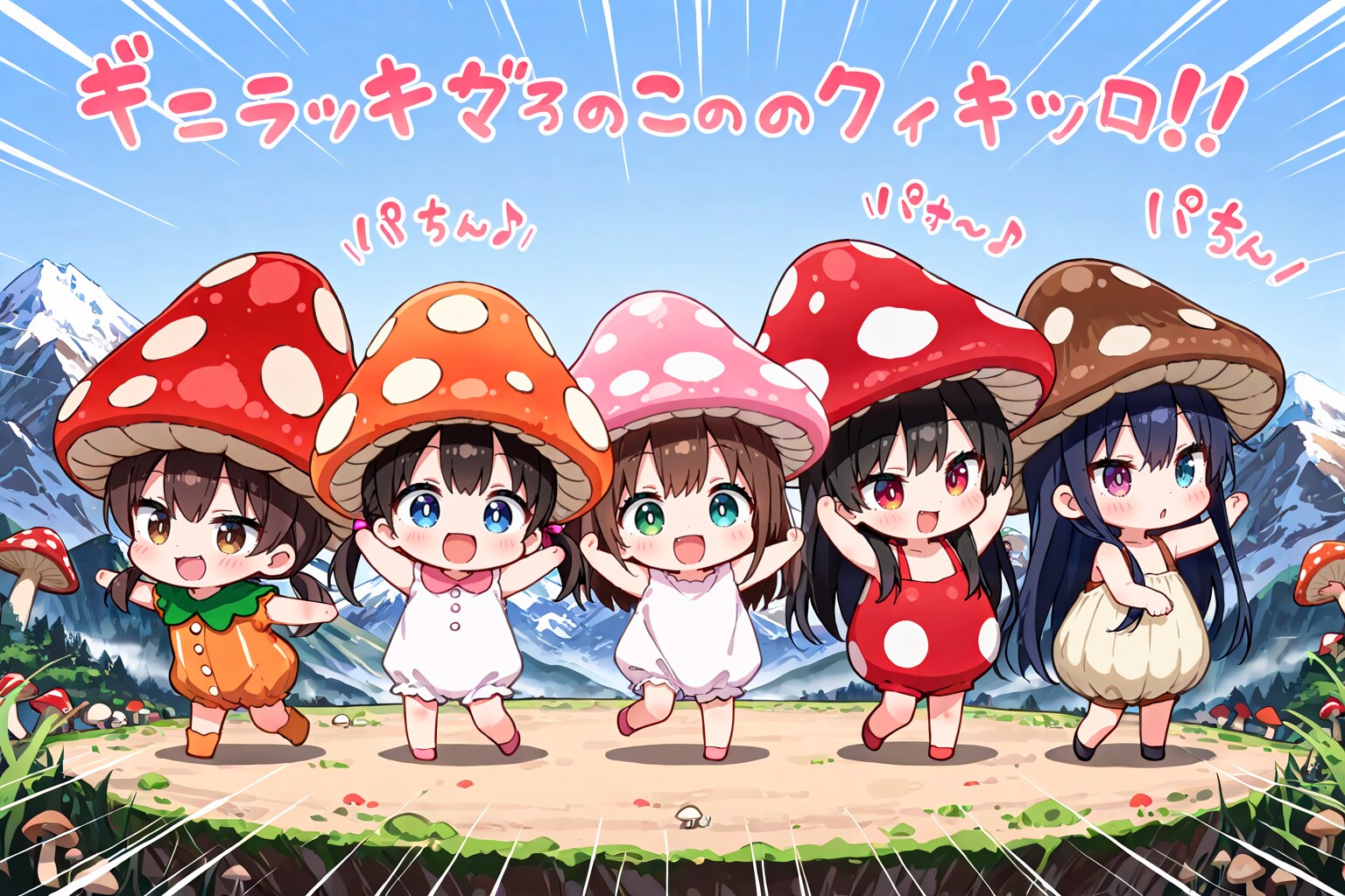 ８月１１日は山の日、マッシュルームの日、きのこの山の日
