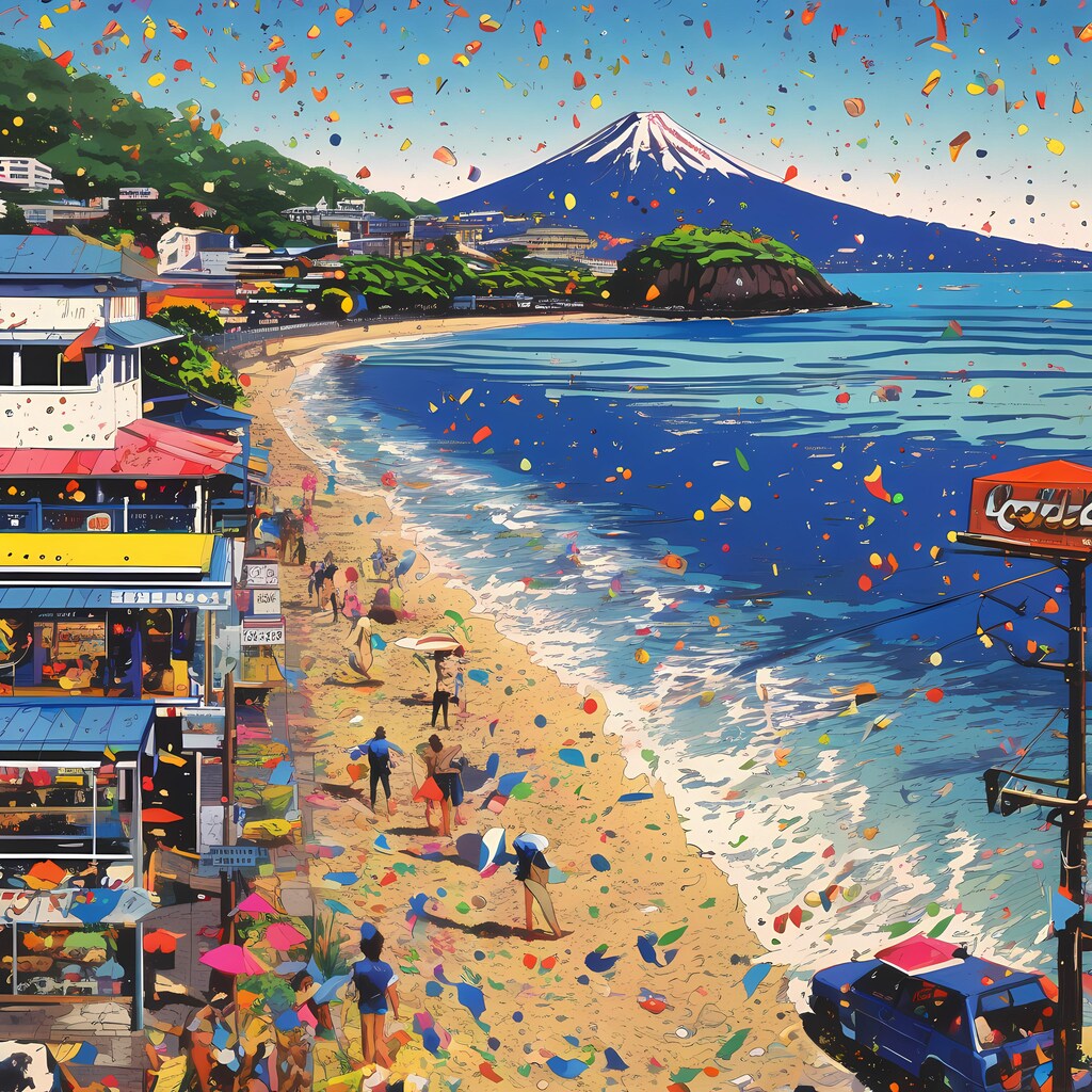 COLORFUL FUJI ROADSIDE 1