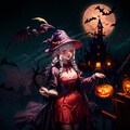 ドラキュラ娘たちが開催するハロウィンパーティーのファンタジー世界へようこそ 8枚目