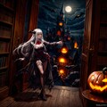 ドラキュラ娘たちが開催するハロウィンパーティーのファンタジー世界へようこそ 4枚目