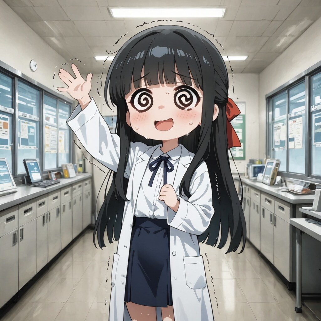 あたふた💦新人女医先生💦・・「私だって注射💉ぐらいできますよぉ～っ💦！」