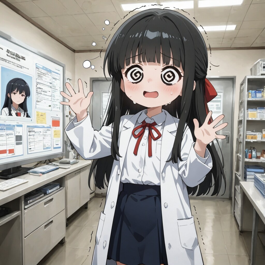 あたふた💦新人女医先生💦・・「私だって注射💉ぐらいできますよぉ～っ💦！」