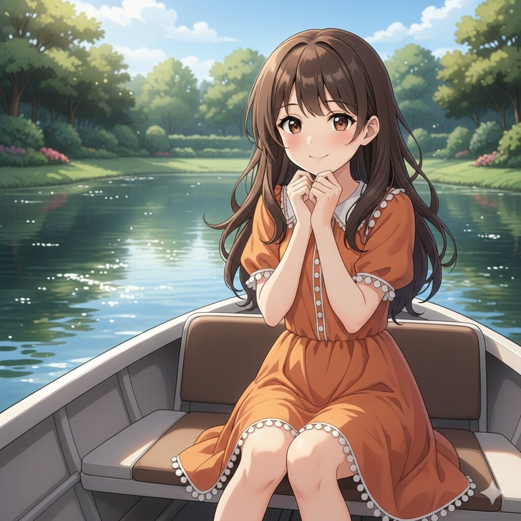 ボートでデート | の人気AIイラスト・グラビア