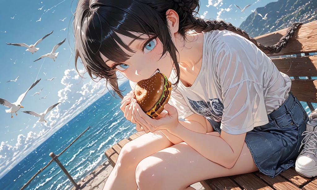 ハンバーガーうまうま