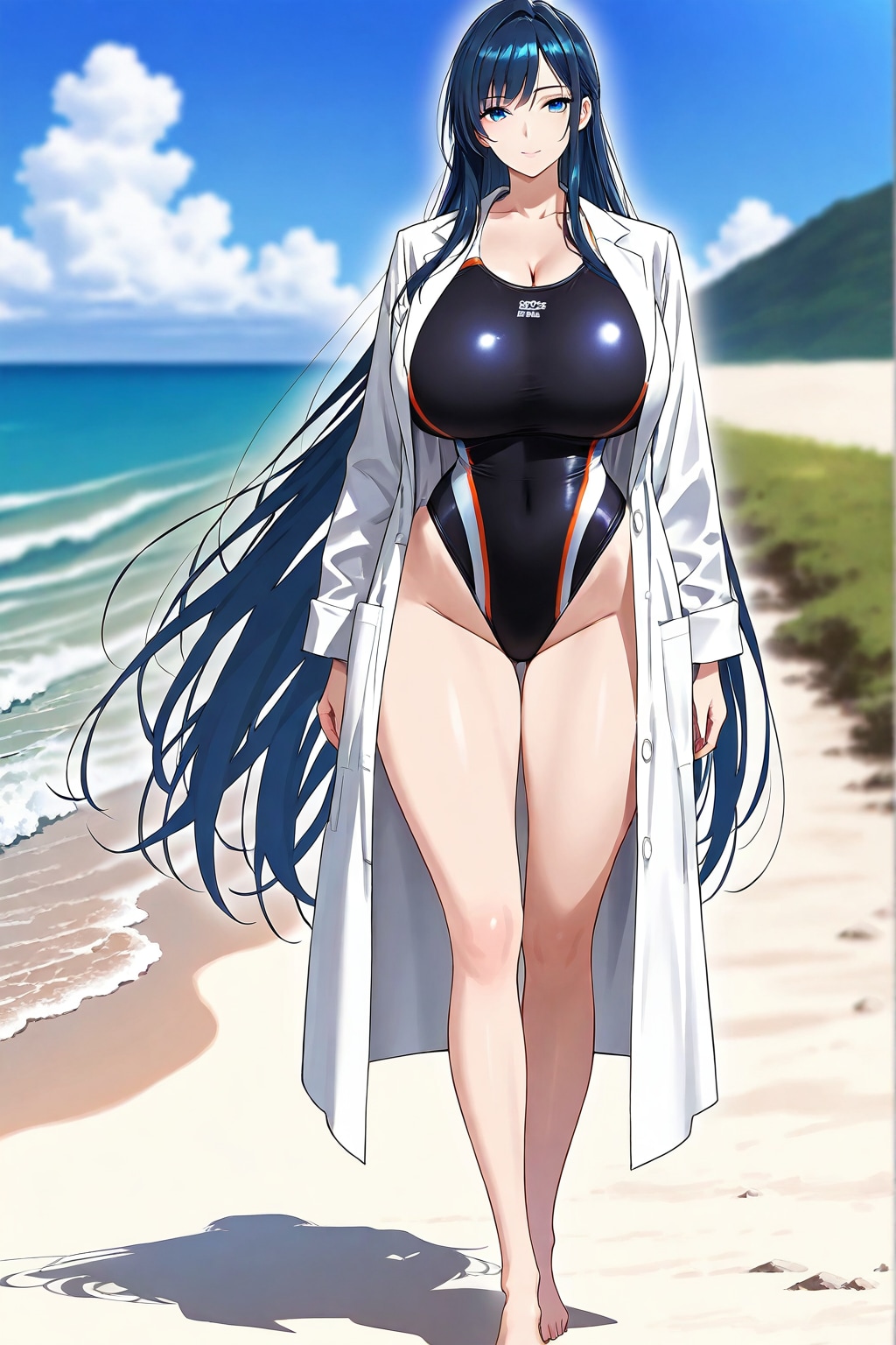 競泳水着の女医