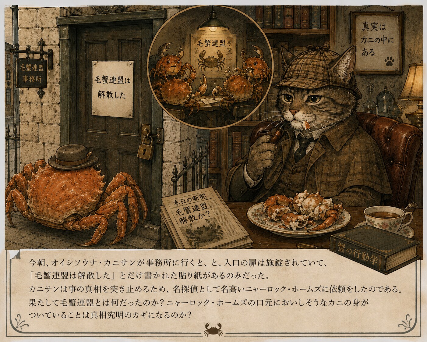 『毛蟹連盟』🦀🔍🐱