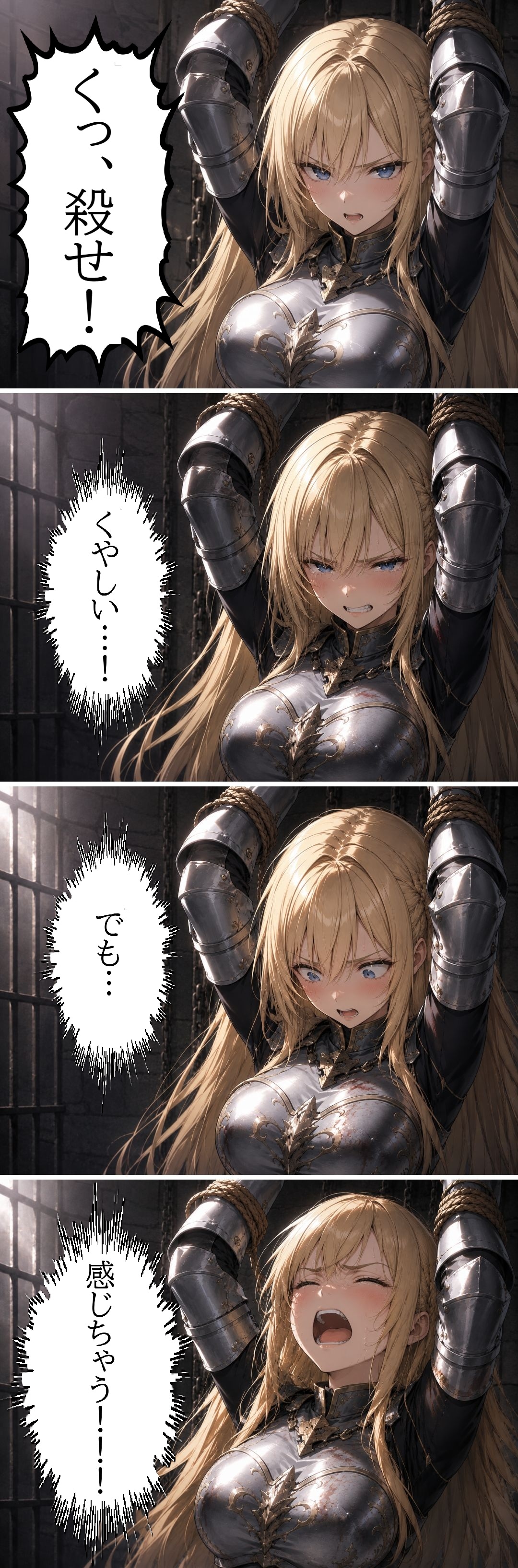 くっころ4コマ