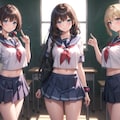 今日は誰と帰る？　〜制服のある風景〜 2枚目