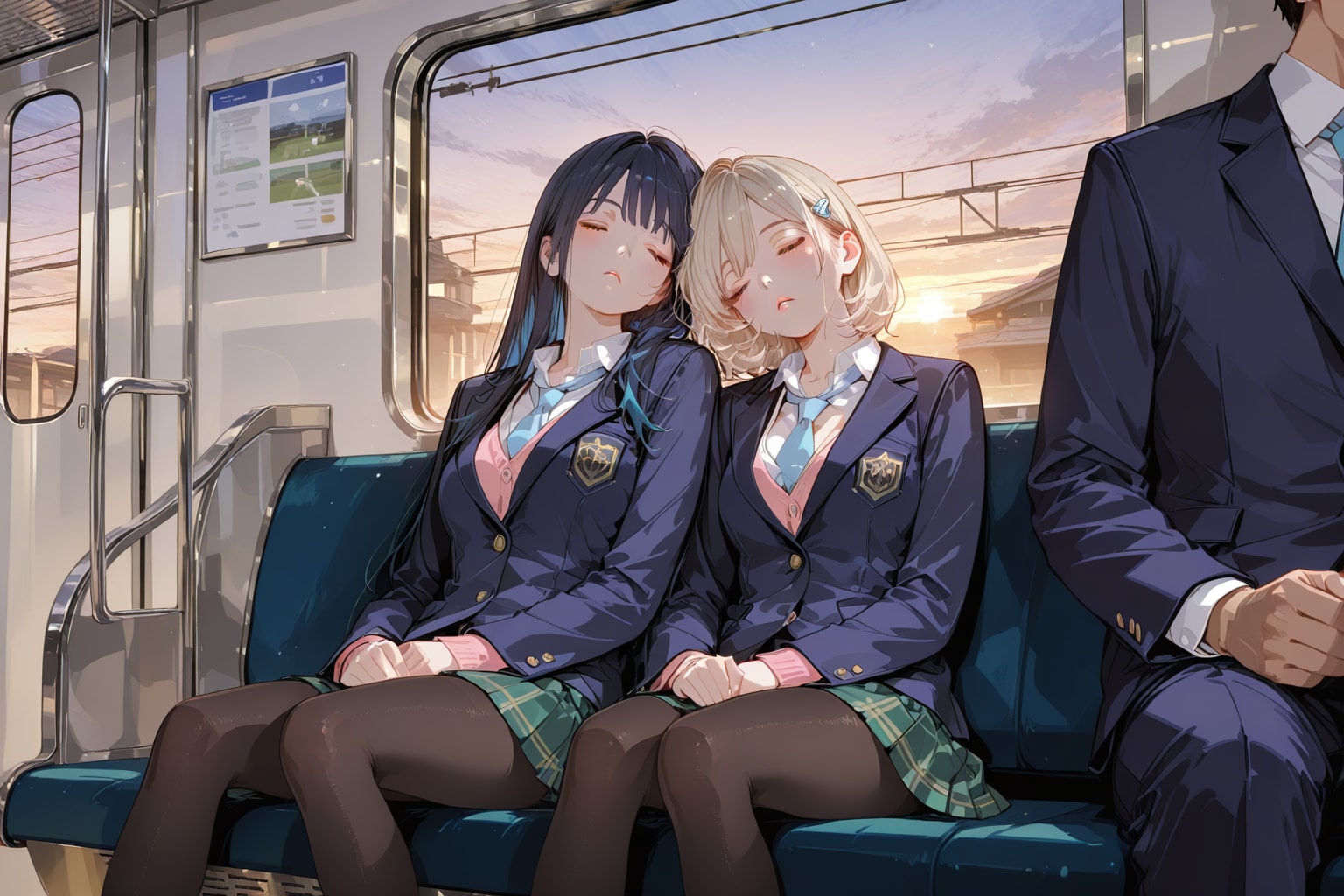 帰りの電車